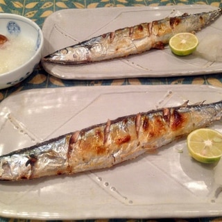 秋の味覚を基本の焼き方で味わう♡秋刀魚の塩焼き